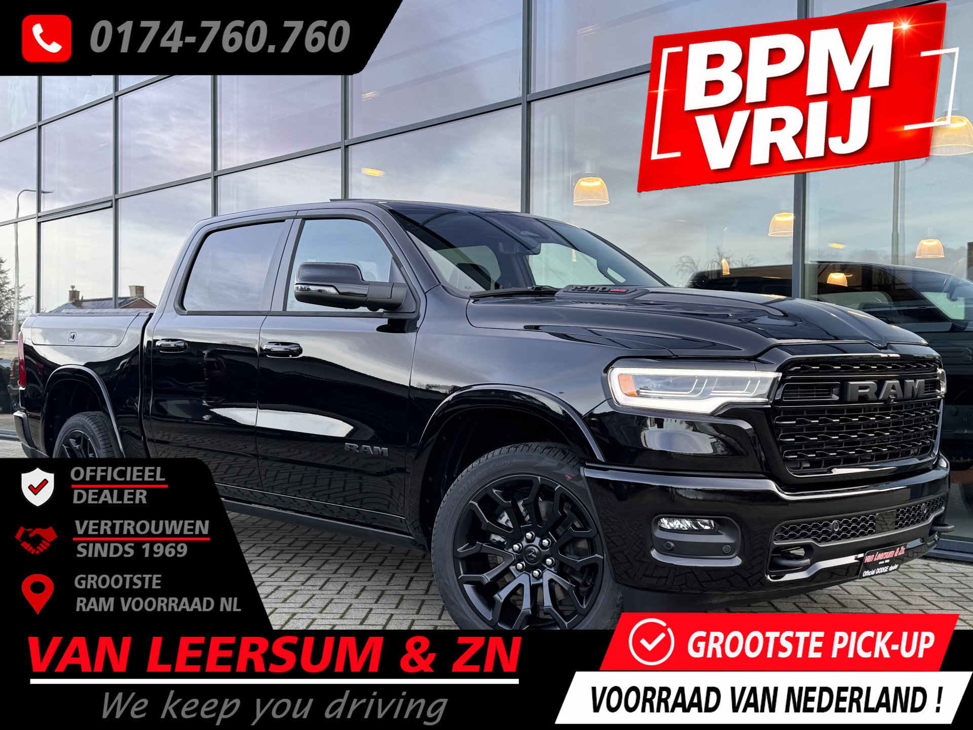Dodge Ram 1500 Limited Night 540 PK – van Leersum & Zn. Pick ups