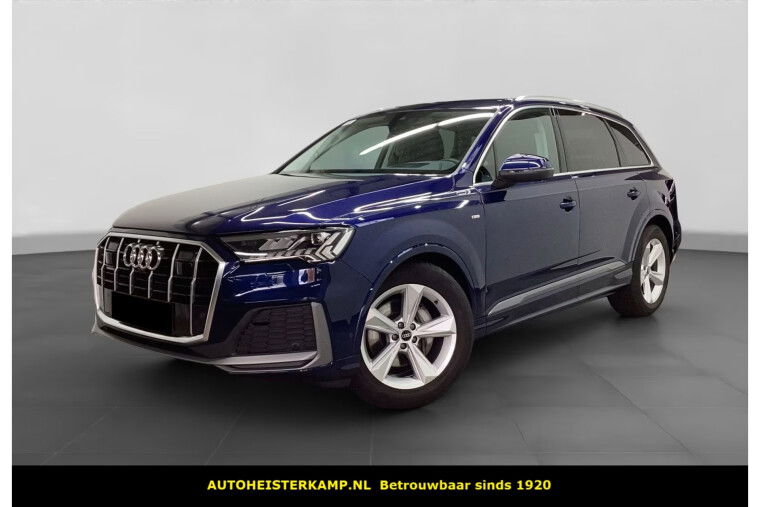 Audi Q7 50 TDI quattro S Line 286 PK Grijs Kenteken ACC Massage Stoelkoeling Luchtvering Head-Up Trekhaak