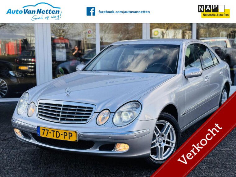 Foto van Mercedes-Benz E-Klasse 240 V6 177pk Automaat, Elegance uit.,