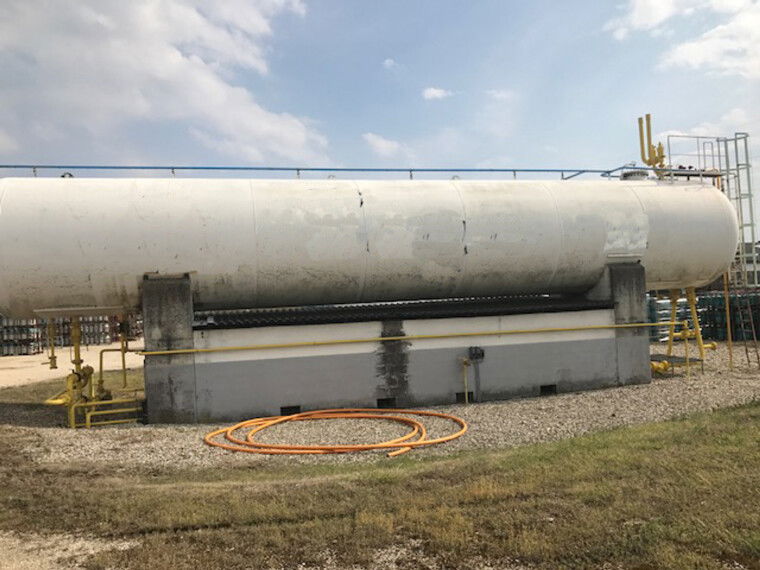 Foto van 150m3 stationary gastank Gas, LPG, GPL, GAZ, Propane