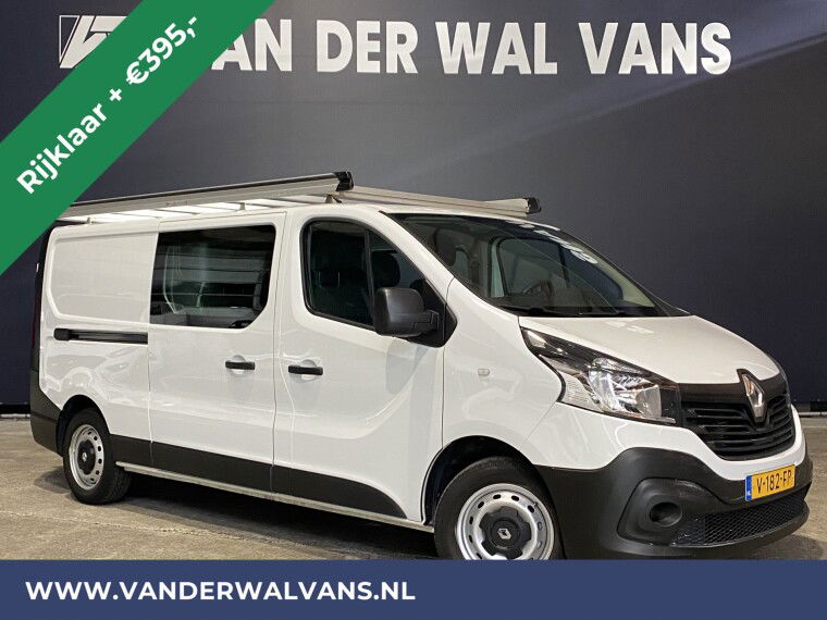 Renault Trafic 1.6dCi 122pk L2H1 Dubbele cabine Euro6 *Rijklaar* Airco | 6-Zits | Trekhaak