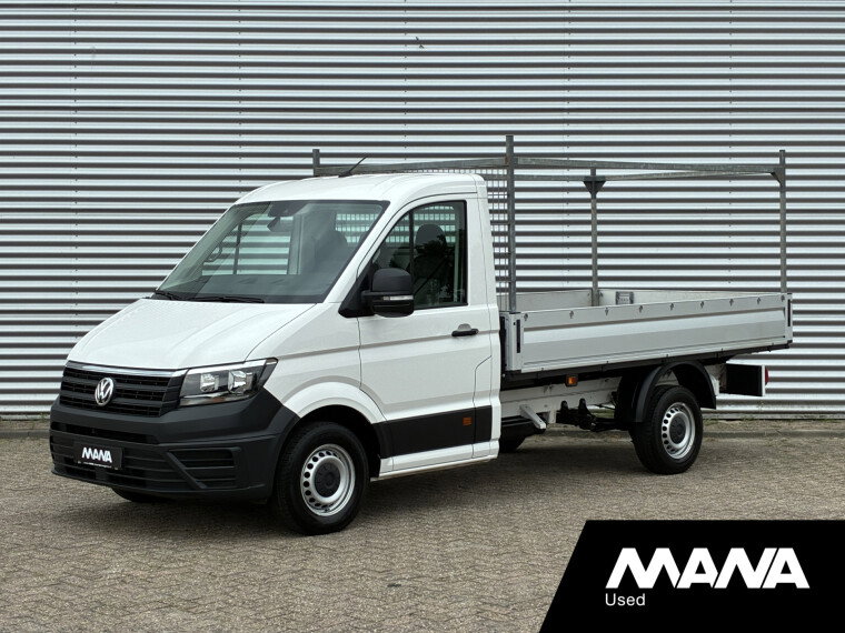 Volkswagen Crafter 35 2.0 TDI L3 140pk Automaat Airco Navi Lederen Bekleding Open Laadbak