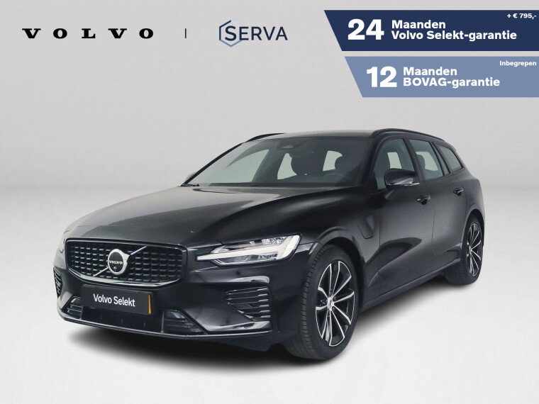 Foto van Volvo V60 T8 Plug-in hybrid AWD Plus Dark | 360° camera | Harman Kardon | Stoel- en stuurverwarming | Trekhaak