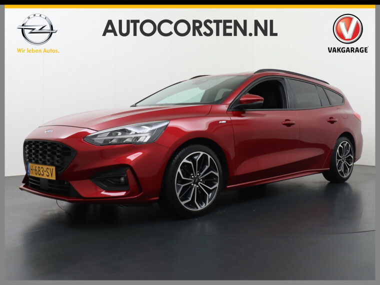 Foto van Ford FOCUS Wagon 1.0T 126PK ST Line 18" Navi Apple Carplay Android Auto Ecc Trekhaak Design Pack 2 Stuur+Stoel+Voorruit Verwarming Cruise Control