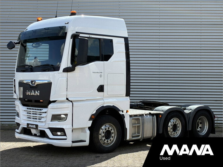 MAN TGX 26.510 6x2/4 BL GM ADR KLASSE 1 (EX/II EX/III FL AT) ALCOA'S CARPLAY STANDKACHEL SCHUIFSCHOTEL
