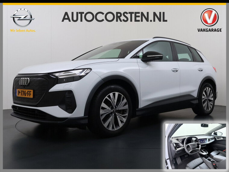 Foto van Audi Q4 e-tron 50 Quattro 300pk 82kWh BOMVOL Leer SONOS®-Hifi Navi Camera Adap.Cruise Elek.Stoelen+Memory+Verwarming Apple Carplay Android Auto Head-Up PDC-a+v