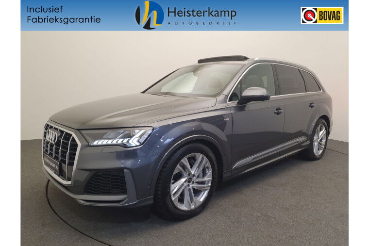 Audi Q7 55 TFSI e 381pk quattro S-Line Panoramadak, 360 camera, Memory