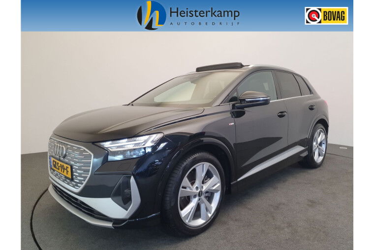 Audi Q4 e-tron 40 S-Line 77 kWh Panorama dak, ACC, Wegklapbare trekhaak