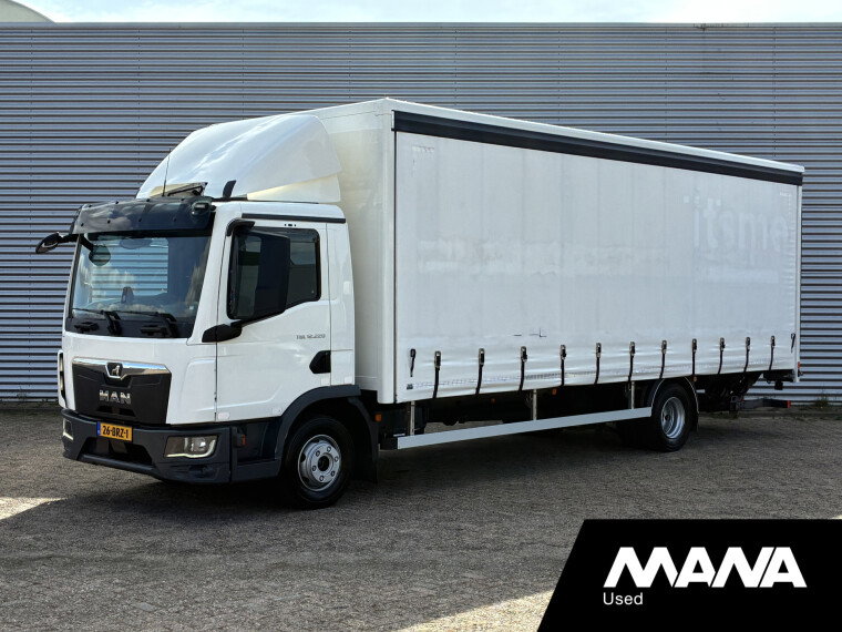 MAN TGL 12.220 4X2 BL CH LAADKLEP 2000KG CAMERA CRUISE STOELVERWARMING SCHUIFZEIL