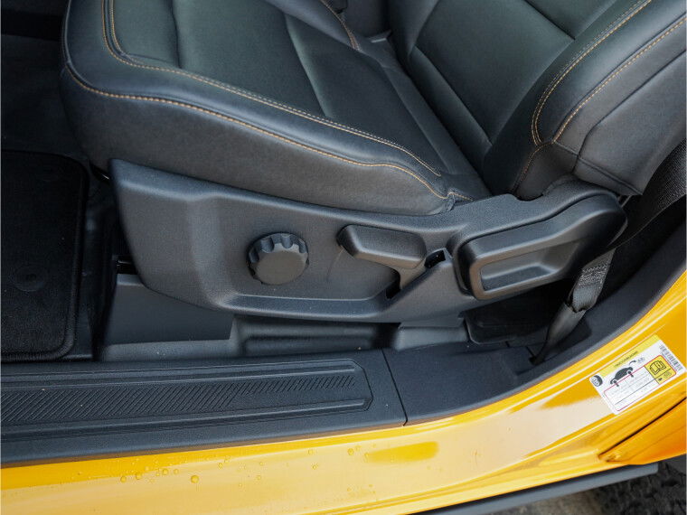 Voorstoelen in hoogte verstelbaar