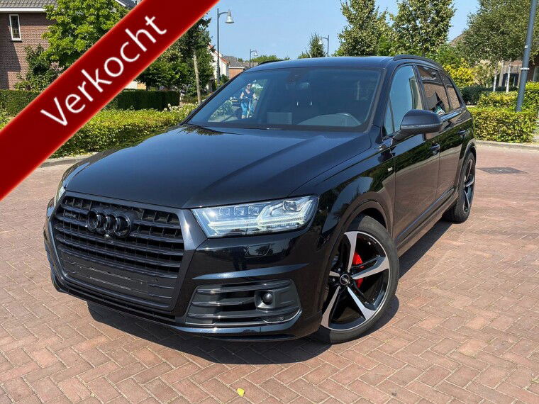 Foto van Audi Q7 50 TDI S line Edition Grijs Kenteken