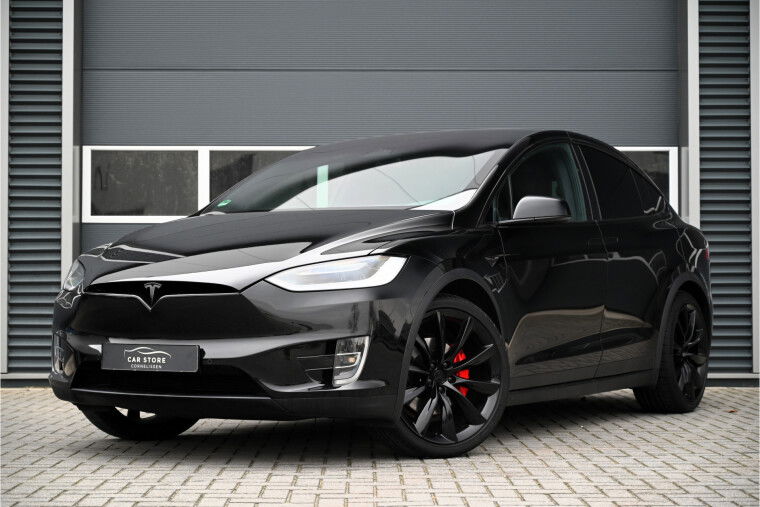 Foto van Tesla Model X 75D / BLACK PACK / 22" TURBINE / SOH 86.3 % / LEDER / PANO / MEMORY / TREKHAAK