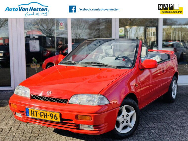 Foto van Suzuki Swift 1.3 Cabrio,94.dkm!,nieuw dak!