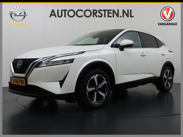 Foto van Nissan QASHQAI 1.3T 158PK MHEV Automaat Xtronic Panoramadak Trekhaak Adap.Cruise Navi Ecc 360°Camera Android Auto Apple Carplay Pdc N-Connecta