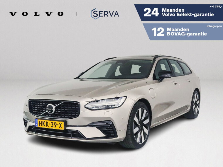 Foto van Volvo V90 T8 Plug-in hybrid AWD Ultra Dark | Panoramadak | 360° camera | Head-up Display | Harman Kardon | Stoel- en Stuurverwarming | Tre