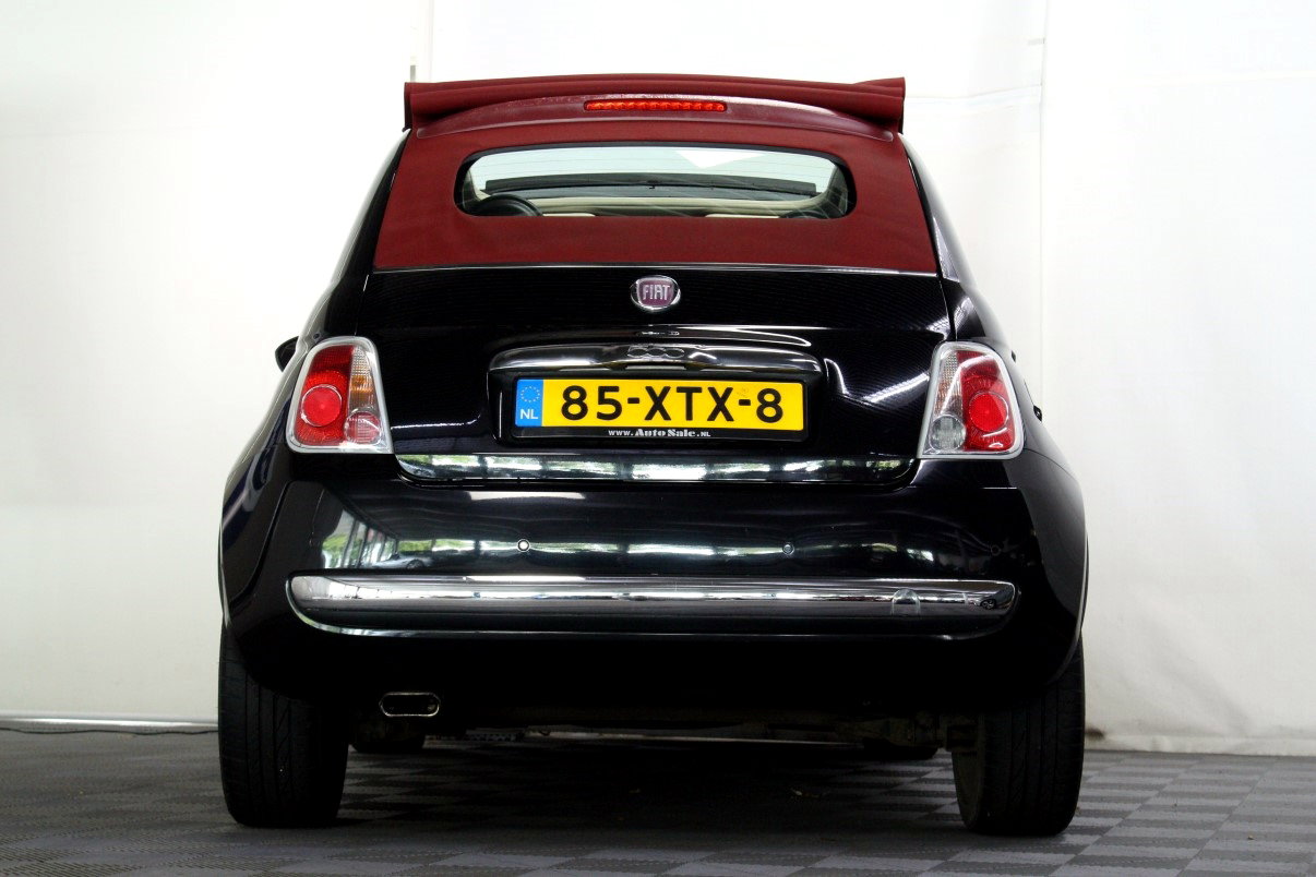 Fiat 0.9 TwinAir Lounge Cabrio NAP km stand 52000 LEDER BT PDC ECC '12 - foto 7