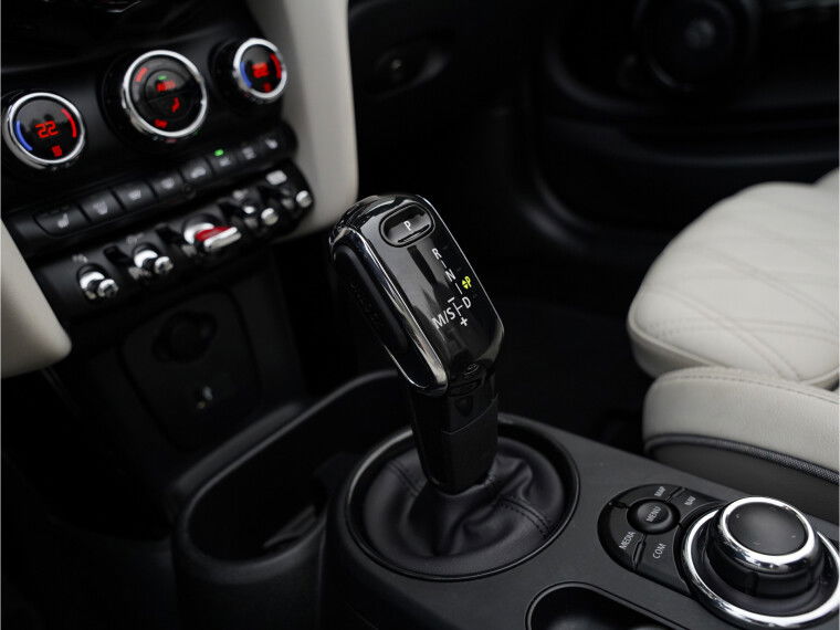 Lederen versnellingspook