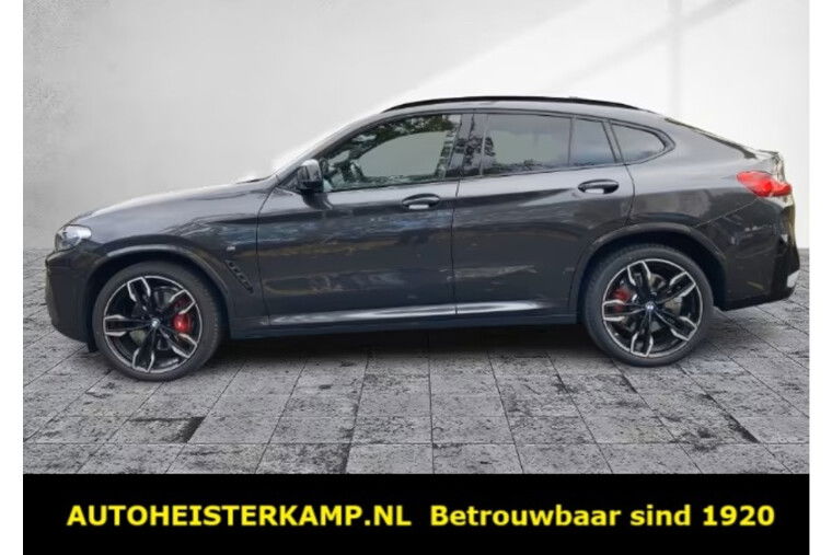BMW X4 M40i 360 PK ACC Trekhaak Panoramadak Head-Up Stuurverwarming Standkachel Memory 21 Inch