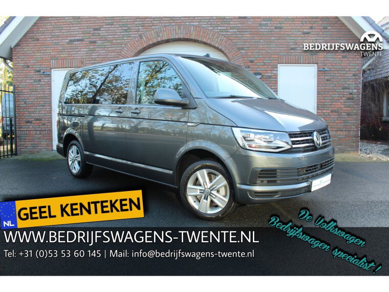 Foto van Volkswagen Multivan T6 2.0 TDI 204 pk DSG Geel kenteken 7 pers. MARGE