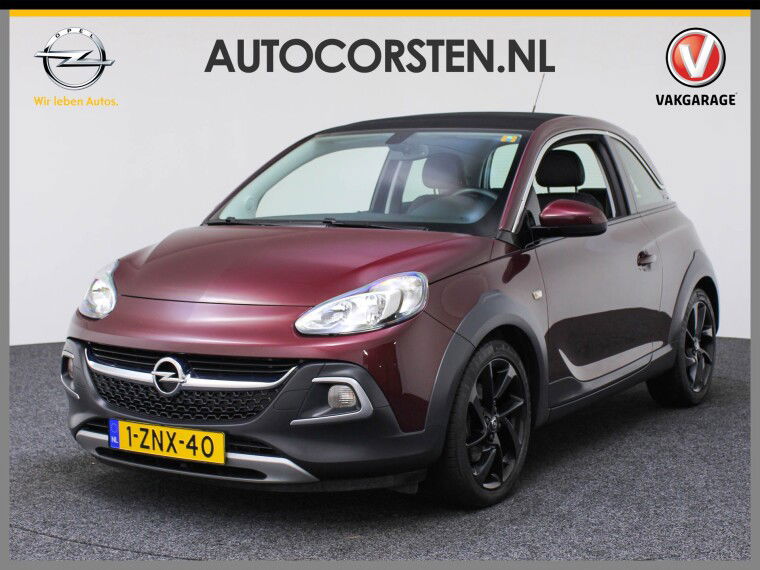 Foto van Opel ADAM T116pk Rocks Pdc Ecc Lmv Pdc 1/2 leer Cabrio dak