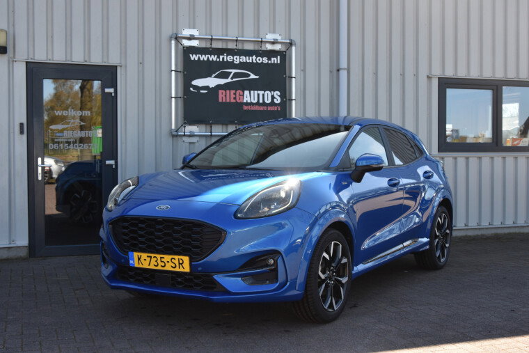 Foto van Ford Puma 1.0 155 PK Hybrid ST-Line X. Cruise, Camera, Navigatie, B&O Geluid installatie.