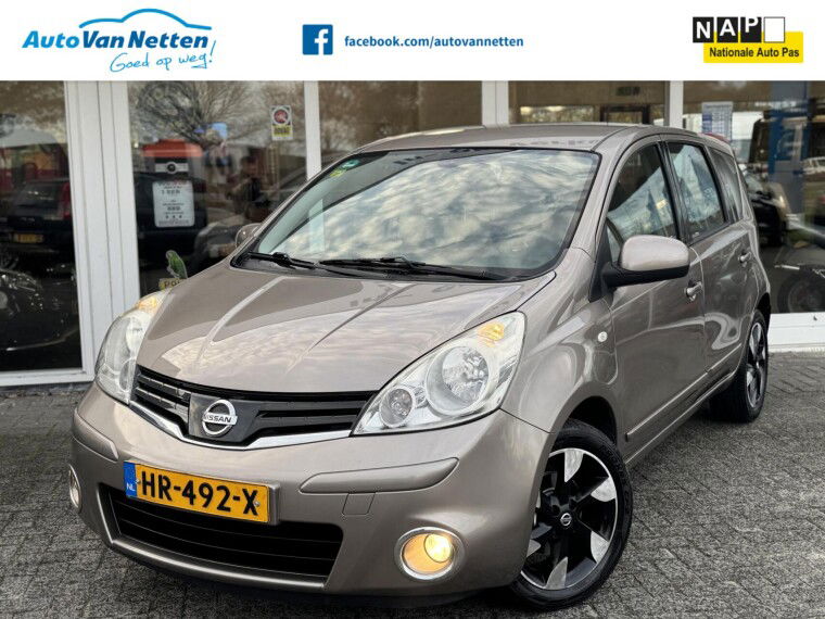 Foto van Nissan Note 1.4 16v 89pk, Life +,Airco,Elek Pakket,Lmv,Trekhaak