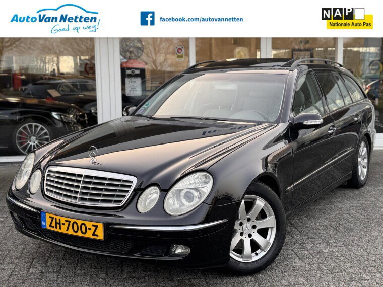 Foto van Mercedes-Benz E-Klasse Combi 320 V6 Automaat,Elegance,Leder,Schuifdak,Clima,Cruise,Lmv,Pdc,