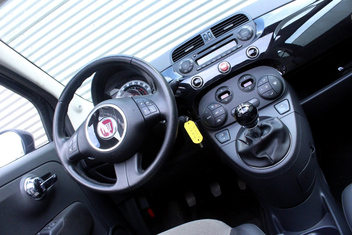Fiat 0.9 TwinAir Lounge Cabrio NAP km stand 52000 LEDER BT PDC ECC '12 - foto 21